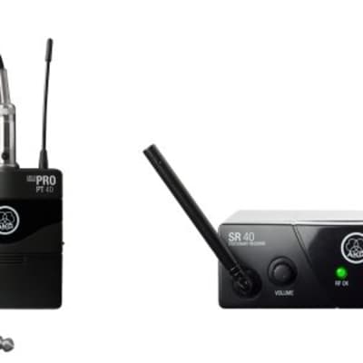 AKG WMS40 Mini Single Instrumental Set Wireless Microphone System - Frequency C image 3