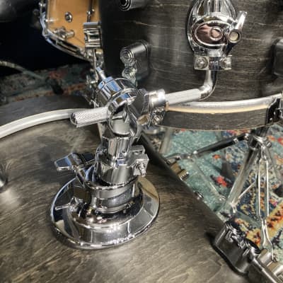 Russ McKinnon's (Barry Manilow, Tower of Power) PDP Concept Maple Classic Bop 3-piece Set - Satin Walnut with Wood Hoops image 17