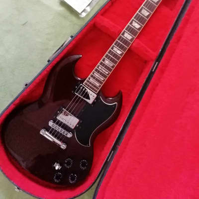 Gibson SG Standard "Small Guard" 1986 - 1990 - Wine Red + Original Padded Gigbag + Hard Case as a gift image 1