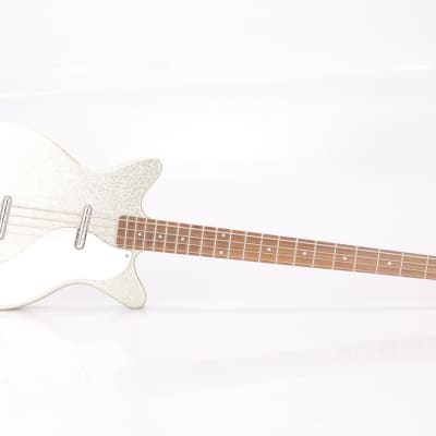 90s Danelectro '59 DC Long Scale 4-String Sparkle Bass Wendy & Lisa #37081 image 5