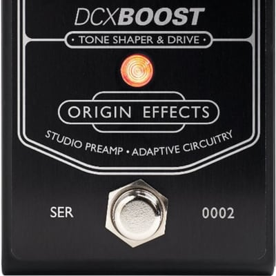 Origin Effects DCX Boost Tone Shaper & Drive Pedal - Black Edition