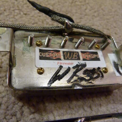 Rare Find WB Will Boggs Pickups Firewater Bridge and Neck Humbucker Set Chrome image 4
