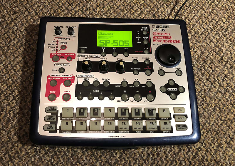 Boss (Roland) SP-505 Groove Sampling Workstation, Sampler, Sequencer, FX image 1