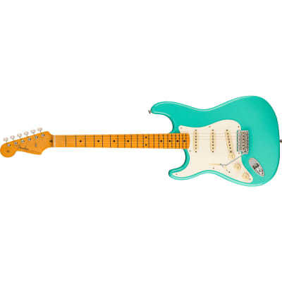 Fender American Vintage II 1957 Stratocaster Electric Guitar Left-Hand Maple Fingerboard Sea Foam Green - 0110242849 for sale