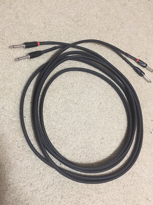 Roland RCC-15-2814 Black Series Interconnect Cable Stereo 1/4 | Reverb