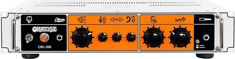 Orange OB1 Rackmountable Bass Amp Head White image 1