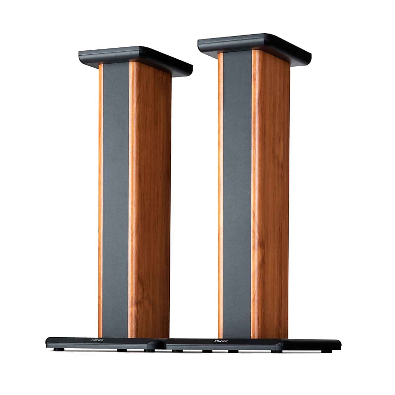 Edifier SS02 S1000DB / S2000PRO / S1000MKII Wood Grain Speaker Stands for Home Theater  			