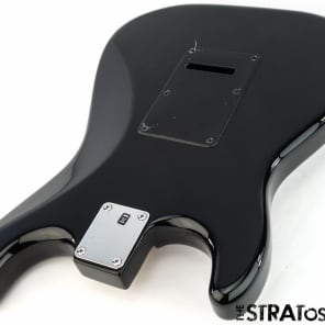 LOADED Fender Squier Standard HSS Fat Stratocaster Strat BODY Black SALE! image 4