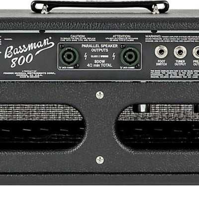 Fender 2249700000 Bassman 800 800-Watt Amplifier Head image 18