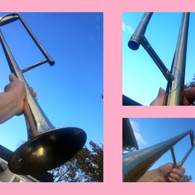 HISTORIC 1920 F.E. OLDS TROMBONE FAMOUSLY OWNED: " THE HARMONIAN " USED IN 1920-30'S BEN SELVEN ORCHESTRA EXCELLENT TECH. SERVICED W/ORG. CASE / ELKHORN MPC image 12
