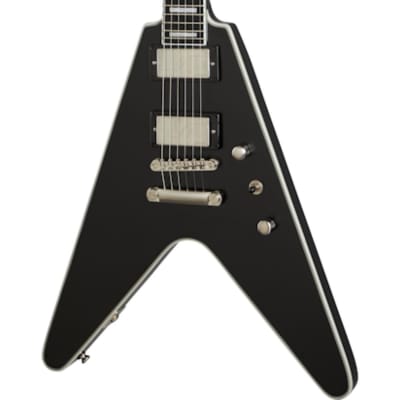 Epiphone Flying V Prophecy Electric Guitar- Black Aged Gloss | Reverb