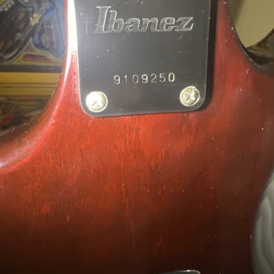 Ibanez Ex370 1992 - Violin burst image 8