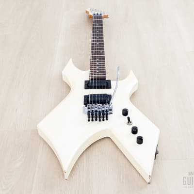 1988 BC Rich Warlock NJ Series WGR-2X Snow White w/ Floyd Rose