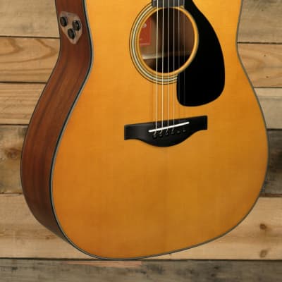 Yamaha FGX3 Red Label Dreadnought Natural | Reverb