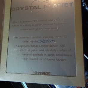 Ibanez JS 2K Crystal Planet Joe Satriani Limited Edition of 200! image 8