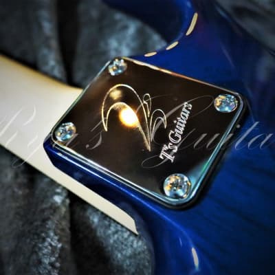T's Guitars DST24 Custom 2019 Trans Blue Burst image 15