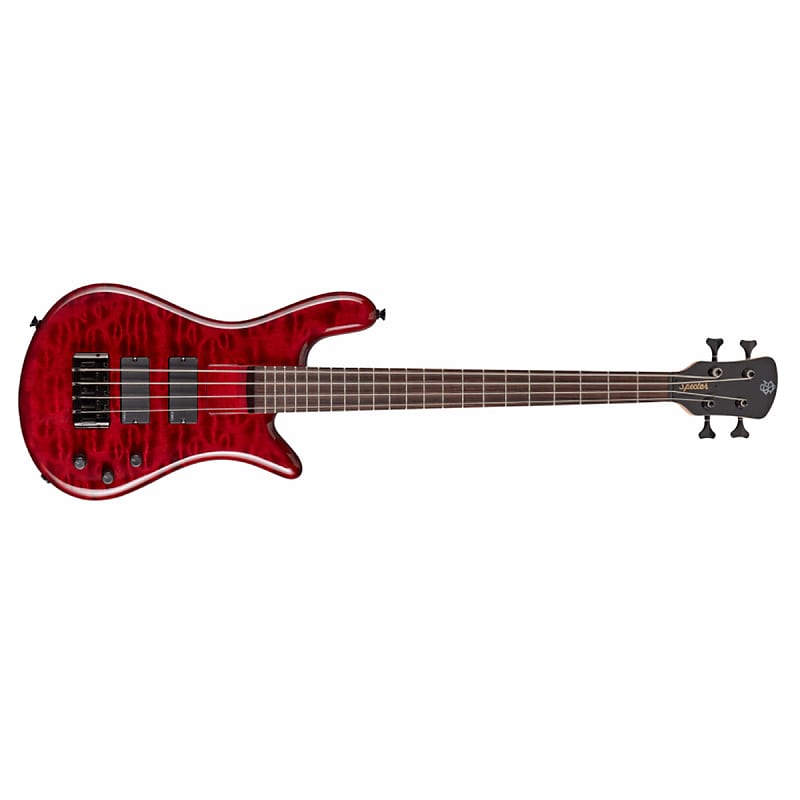 Spector Bantam 4 Bass Guitar Short-Scale Black Cherry w/ EMGs - BANTAM4BC image 1