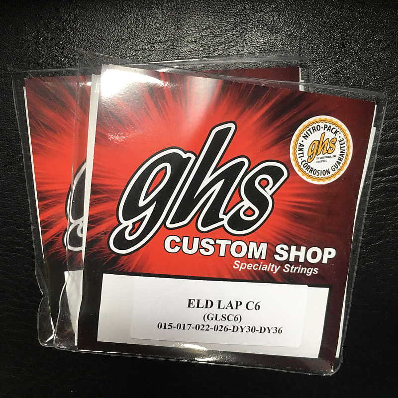 GHS Custom Shop C6 lap steel guitar strings — 2 sets Reverb