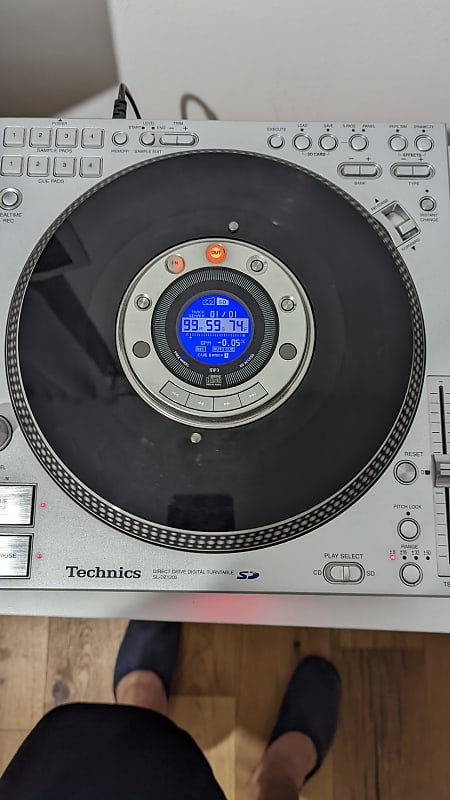 Technics SL-DZ1200 2台CDJ Technics SL-DZ1200 ターンテーブル 2台