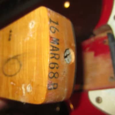 1968 Fender Mustang Red w/ Original Hard Case image 11