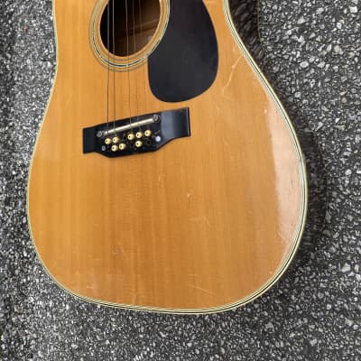 Fender F-55-12 1972 - 1978 - Natural string Acoustic Guitar image 3