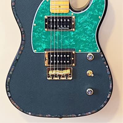 Custom Designed & Crafted Tele Style with Jasper Stones Serial #040 image 2