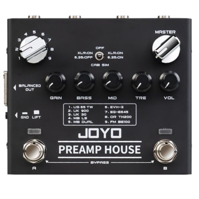 JOYO R series R-15 Preamp House 9 Guitar Amp Sims Dual Channel New Release image 1