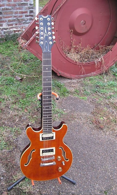 Dean Boca 12 String Electric Guitar circa 2010s - Trans Amber Burst image 1