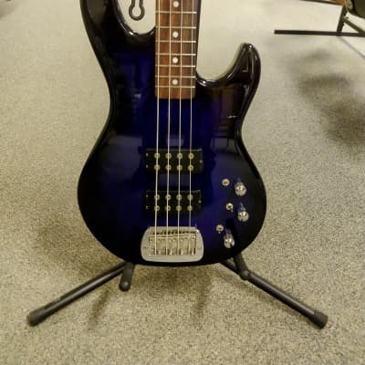 Used G&L Tribute L-2000 Bass Guitar - Blueburst with Hardshell Case image 5