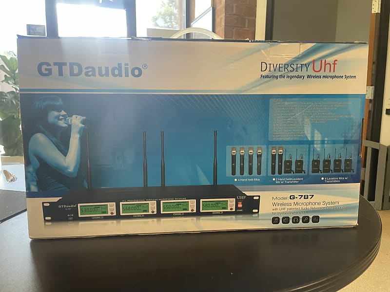 GTD Audio G 787 Diversity Uhf Wireless Mircophone System