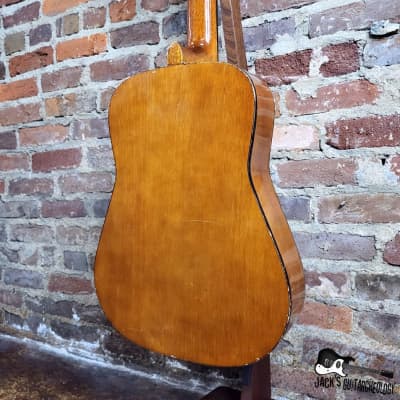 Harmony / Kay Lawsuit Era Mini-Hbirb Parlor Acoustic Guitar (1970s-80s Cherryburst Finish) image 23