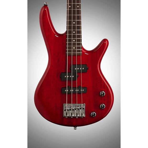 Ibanez GSRM20 Mikro Electric Bass Transparent Red Reverb