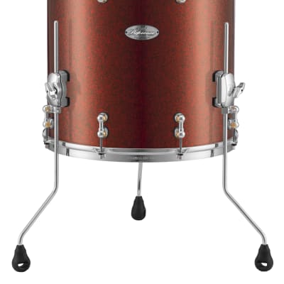Pearl Music City Custom 16"x16" Reference Pure Series Floor Tom BLUE SATIN MOIRE RFP1616F/C721 image 16
