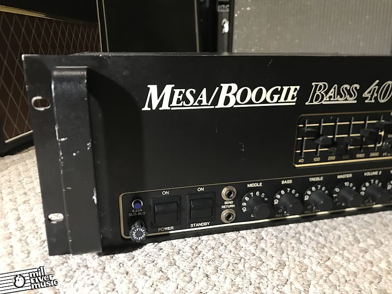 Mesa Boogie Bass 400 2-Channel 400-Watt Rackmount Tube Bass Amp Head