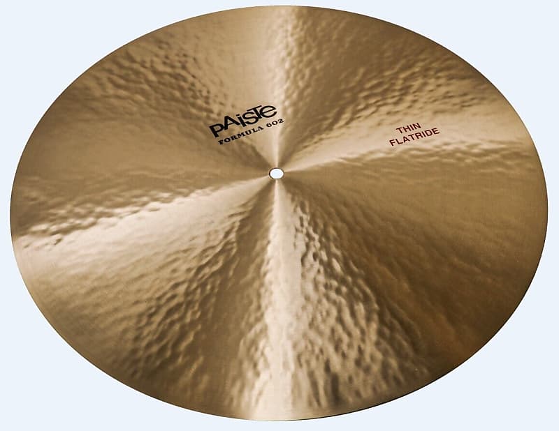 Paiste Formula 602 Classic 20" Thin Flat Ride Cymbal/Model Reverb