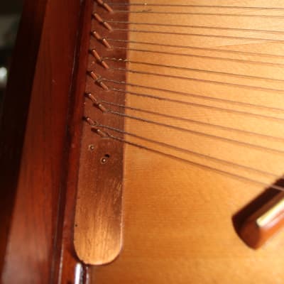 Italian Virginal Harpsichord crafted by Thomas John Dick 2008, 54 strings (B1 to E6), Sitka Spruce image 15
