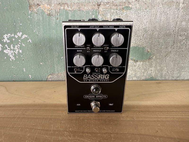 Origin Effects BASSRIG '64 Black Panel