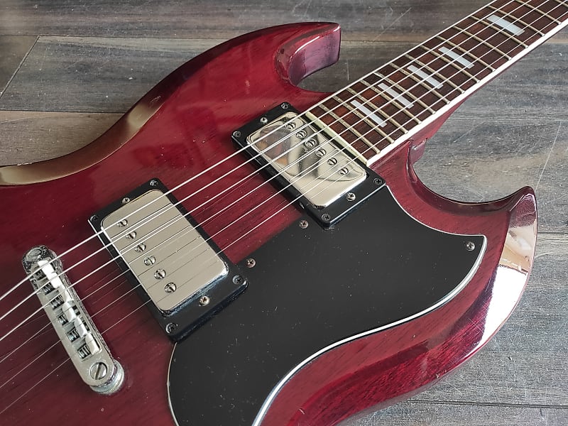 Westminster SG タイプ　ギター　マツモク製　ジャパンビンテージ 1976 Westminster Japan (Matsumoku) SG Standard (Cherry Red