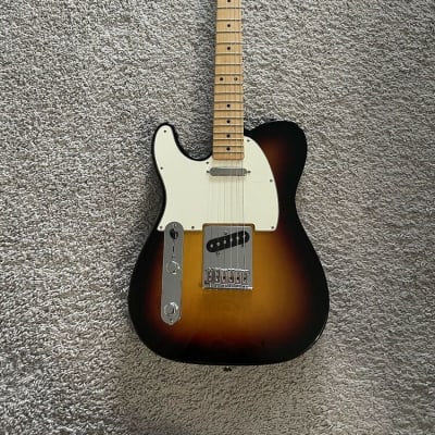Fender Standard Telecaster 2010 Sunburst MIM Lefty Left-Handed Maple Neck Guitar image 1
