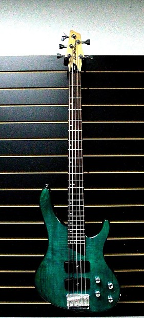 WASHBURN Bantam XB-500 5 String Active Bass Guitar with Gig