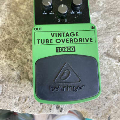 Behringer TO800 with box Vintage Tube Overdrive 2010s - Green Electric Guitar 808 Overdrive Pedal I Banez image 5