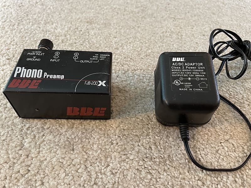 BBE Fjb200x Phono Preamp w/ power supply Reverb