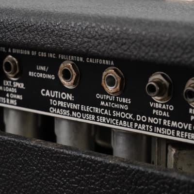 1975 Fender Twin Reverb 2-Channel Guitar Combo Amplifier #51583 image 13
