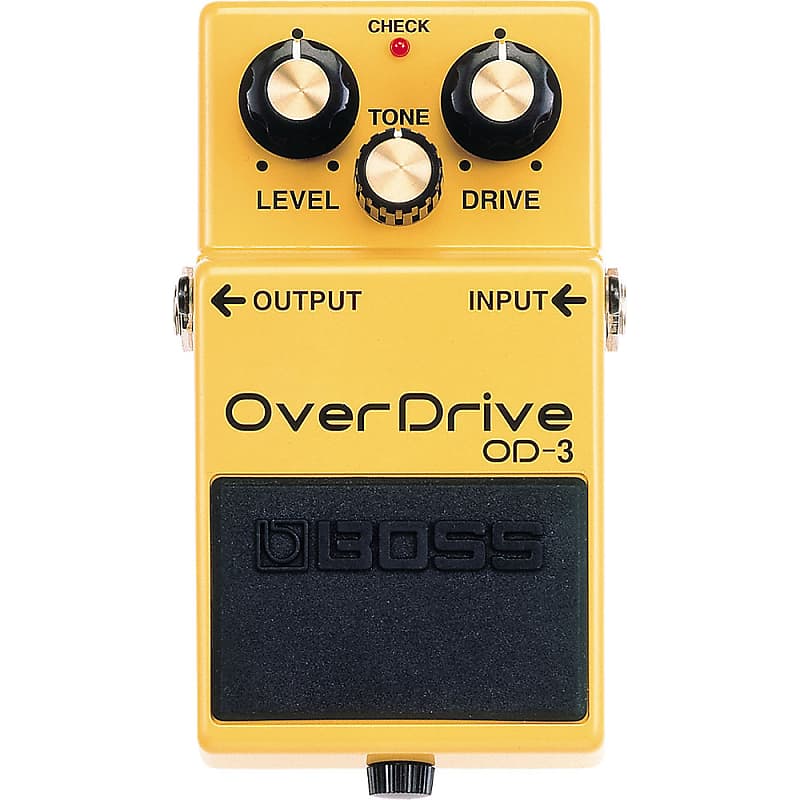 BOSS OD-3 OverDrive Guitar Effects Pedal with Dual-Stage Overdrive Circuit image 1