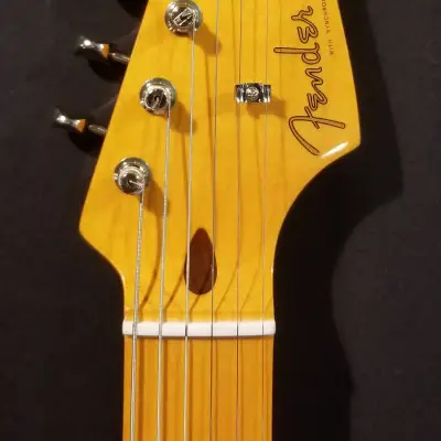 Custom Fender Stratocaster Gilmour Inspired "Red Strat" Candy Apple Red EMG DG20 with Gigbag image 5