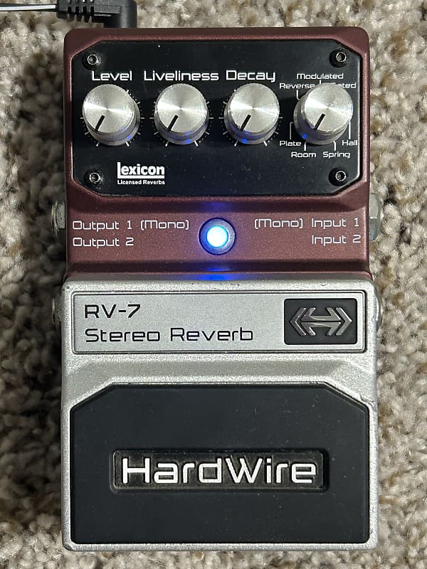 DigiTech Hardwire RV-7 Stereo Reverb