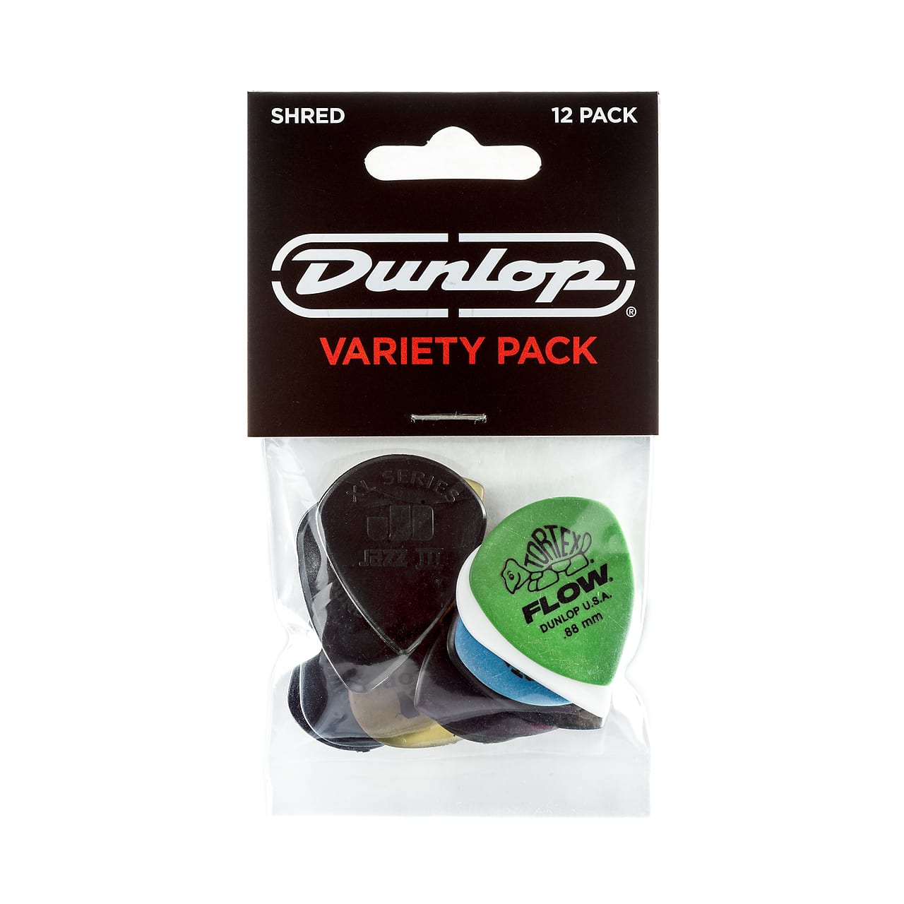 Dunlop PVP118 Shred Pick Variety Pack (12-Pack)