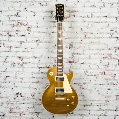 Gibson - Murphy Lab Custom Shop 1957 Les Paul Standard Reissue - Electric Guitar - Ultra Light Aged Double Gold - w/ Brown/Pink Lifton Reissue 5-Latch Case - x2303 USED image 2