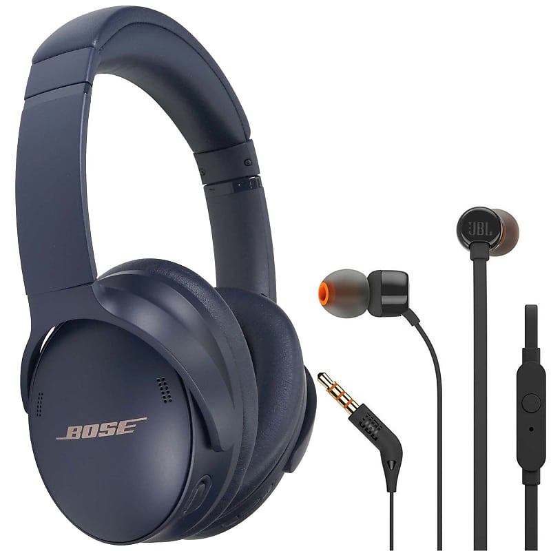  Bose QuietComfort 45 Wireless Bluetooth Noise Cancelling  Headphones, Over-Ear Headphones with Microphone, Personalized Noise  Cancellation and Sound, Midnight Blue, Limited Edition : Electronics