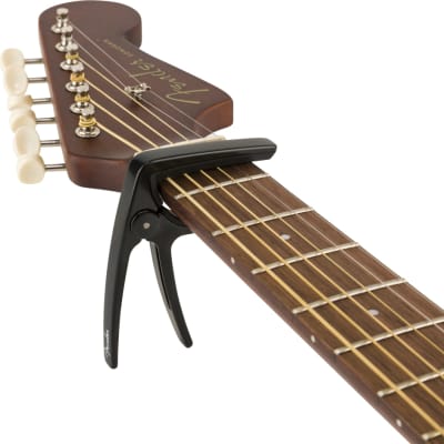 Fender Laurel Capo for Acoustic Guitar, Black image 5
